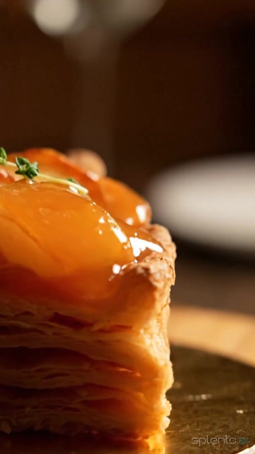 Golden Apple Tart Tatin