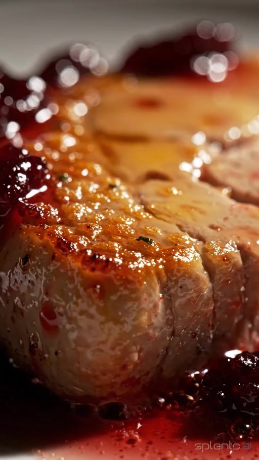 Seared Steak with Red Sauce