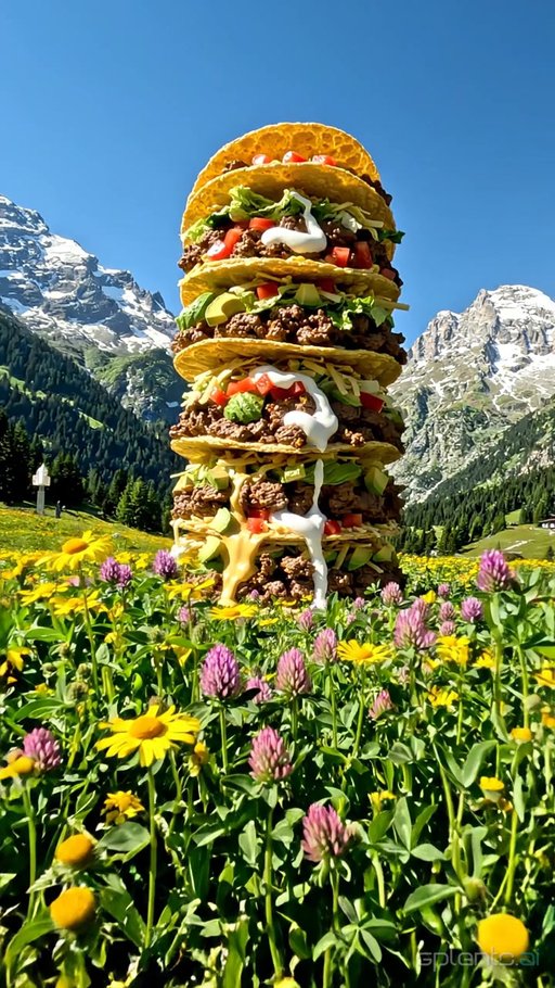 Surreal Taco Stack