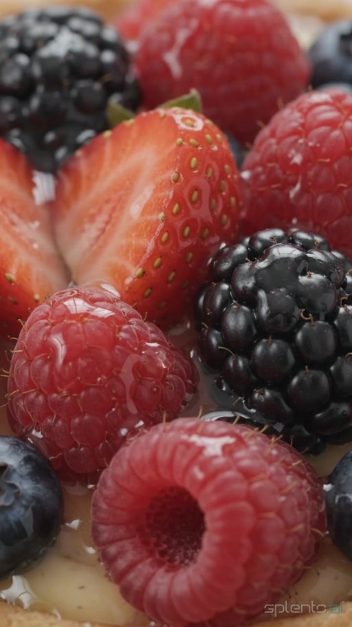 Mixed Berry Tart Syrup Drizzle