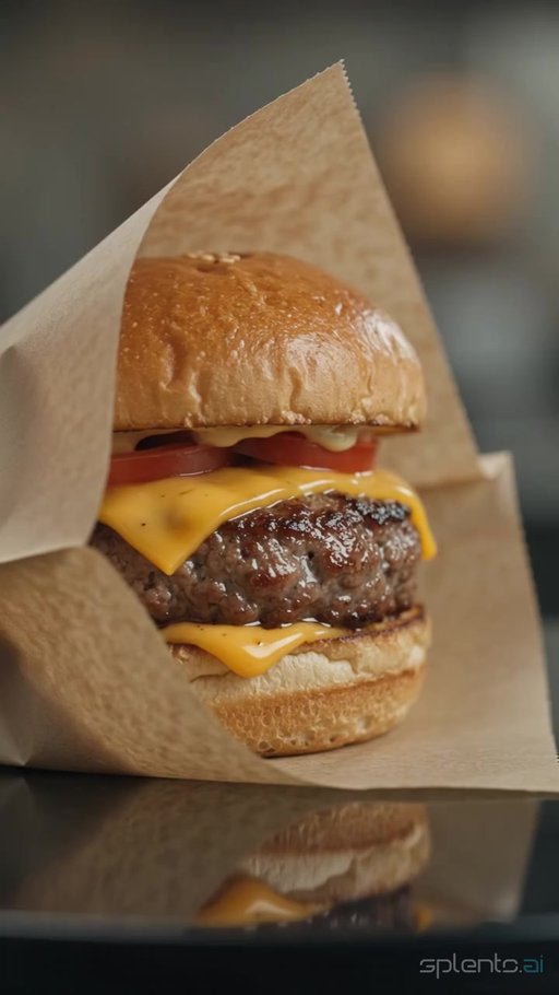 Cheeseburger Lettuce Drop Push-in