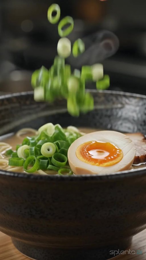 Ramen with Scallions