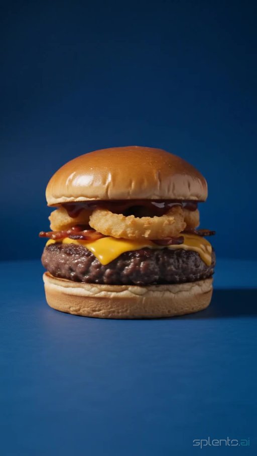 BBQ Onion Ring Burger — restaurant video
