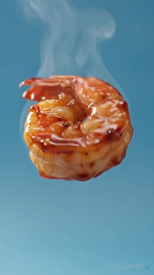 Glazed Shrimp in Mid-Air — restaurant video