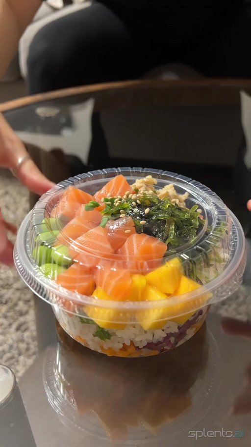 Fresh Salmon Poke Bowl — restaurant video