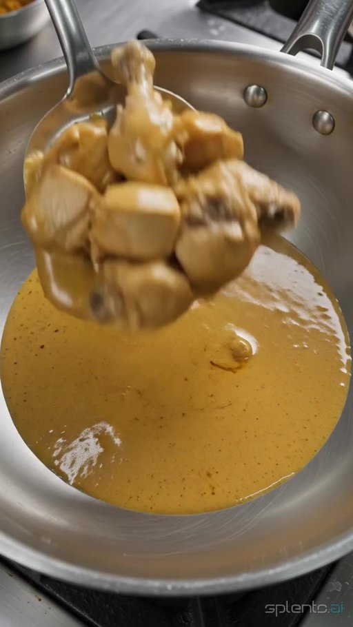 Chicken Korma Cooking — restaurant video