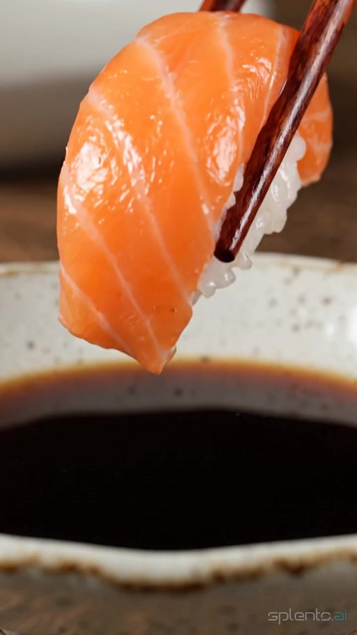 Fresh Salmon Nigiri Sushi — restaurant video