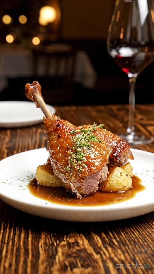 Gourmet Duck Confite with Potatoes