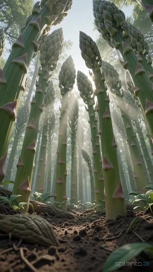 Otherworldly Forest of Asparagus