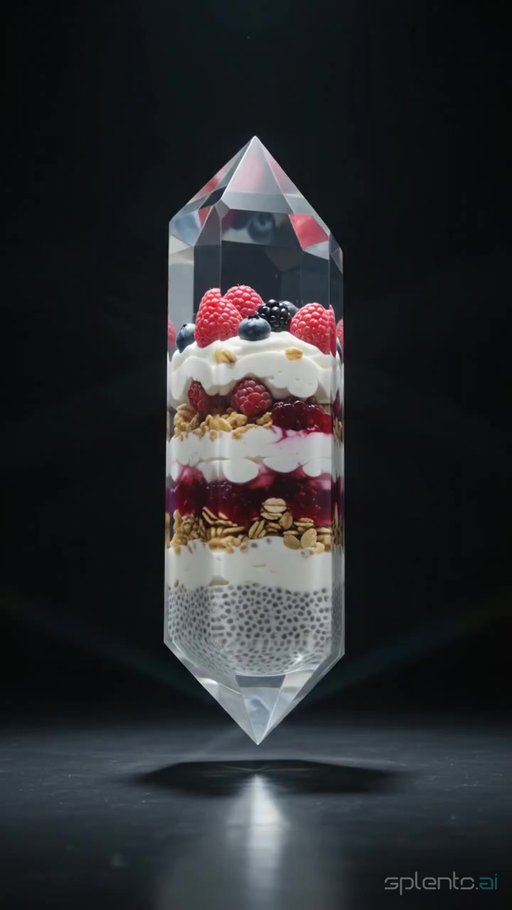Artistic Dessert Parfait — restaurant video