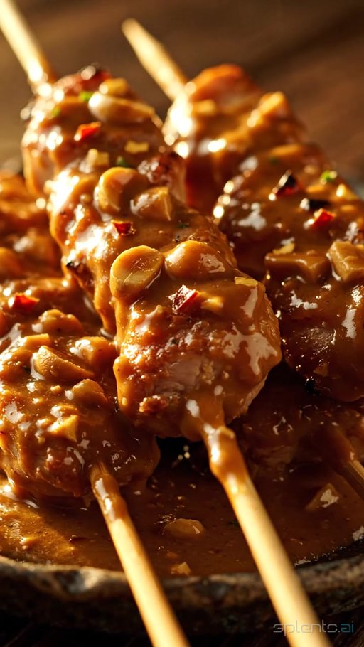Satay with Peanut Sauce — restaurant video