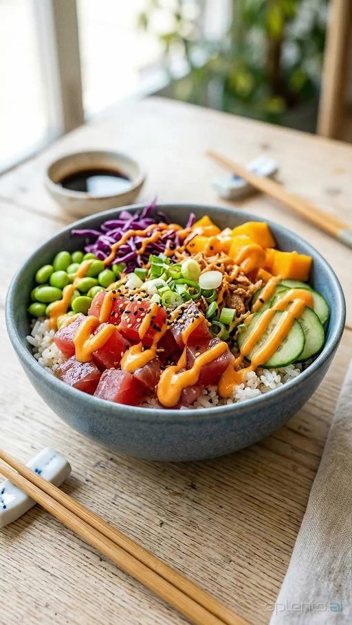 Fresh Tuna Poke Bowl Push-In