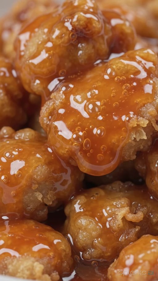 Glazed Fried Chicken Drip Macro