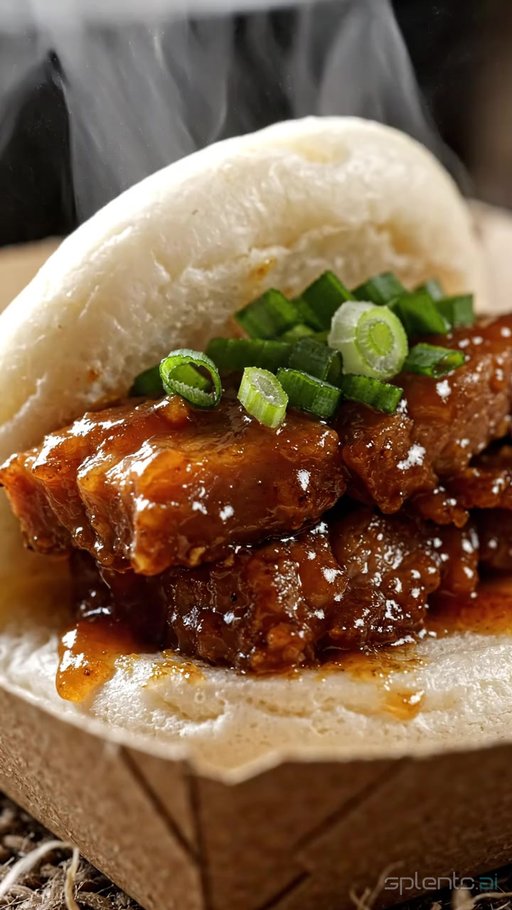 Glazed Pork Belly Bao Bun