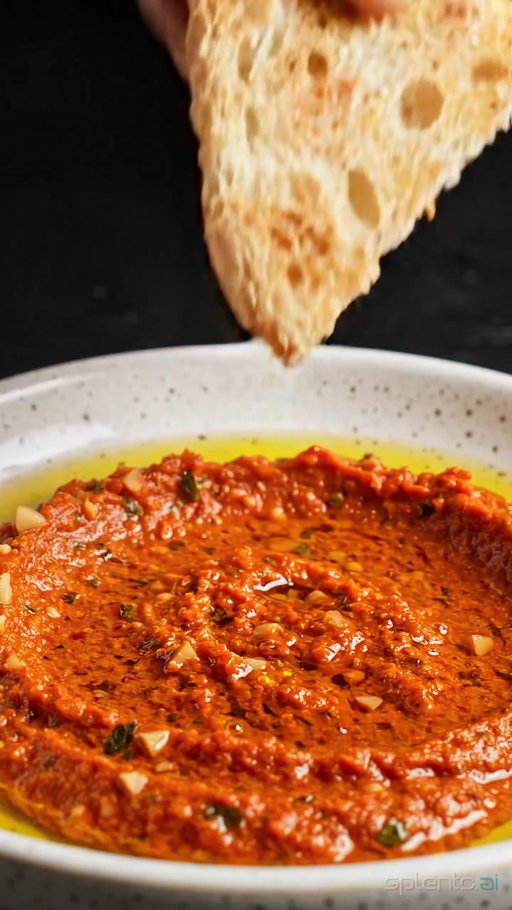 Rustic Olive Oil Dip with Bread