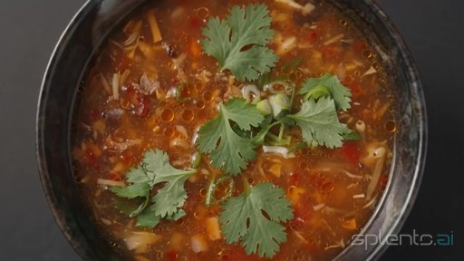 Hot and Sour Soup Close-Up