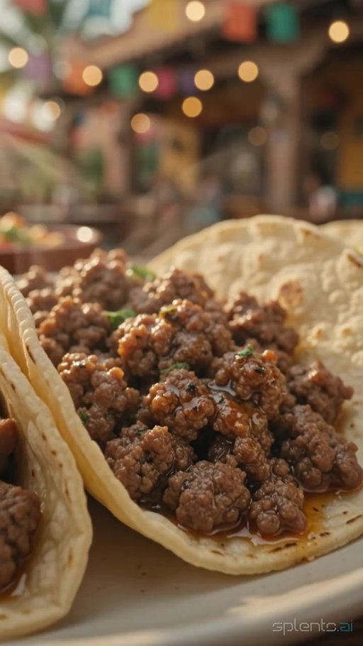 Seasoned Ground Beef Tacos