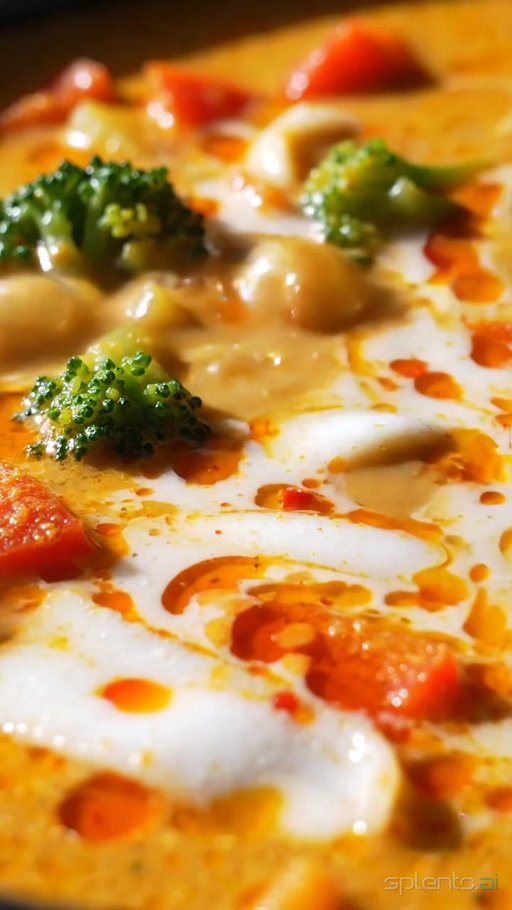 Tomato & Broccoli Pizza