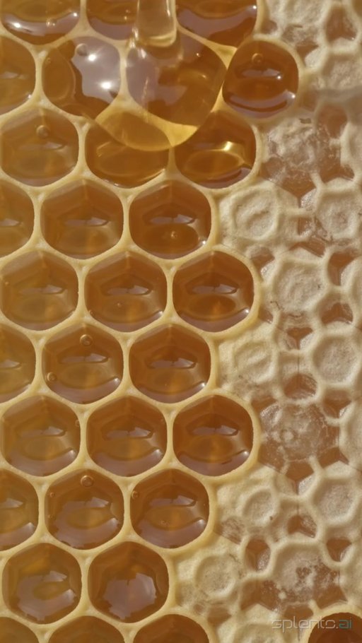Honeycomb Pouring Liquid Gold