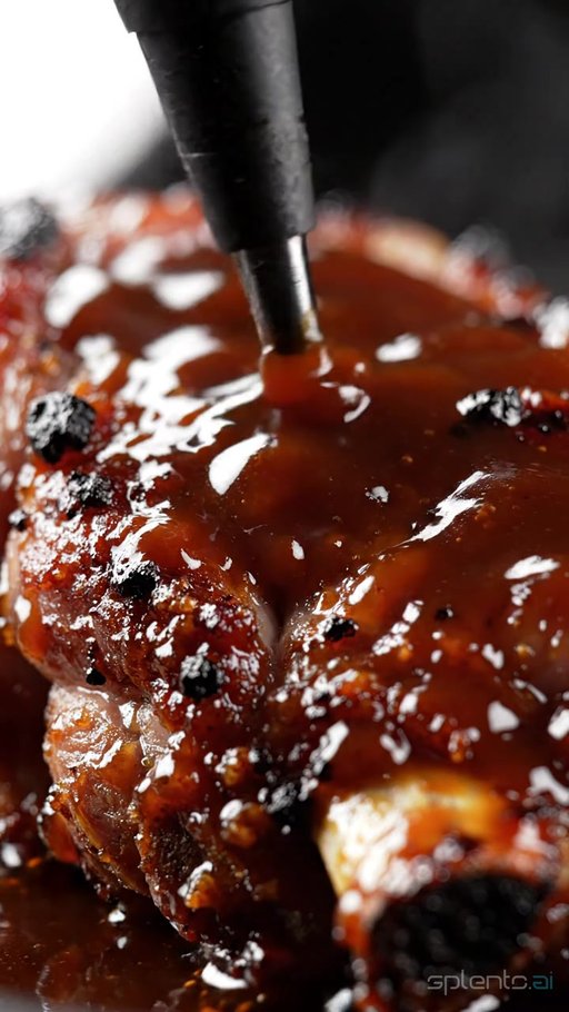 Appetizing Barbecue Ribs — restaurant video