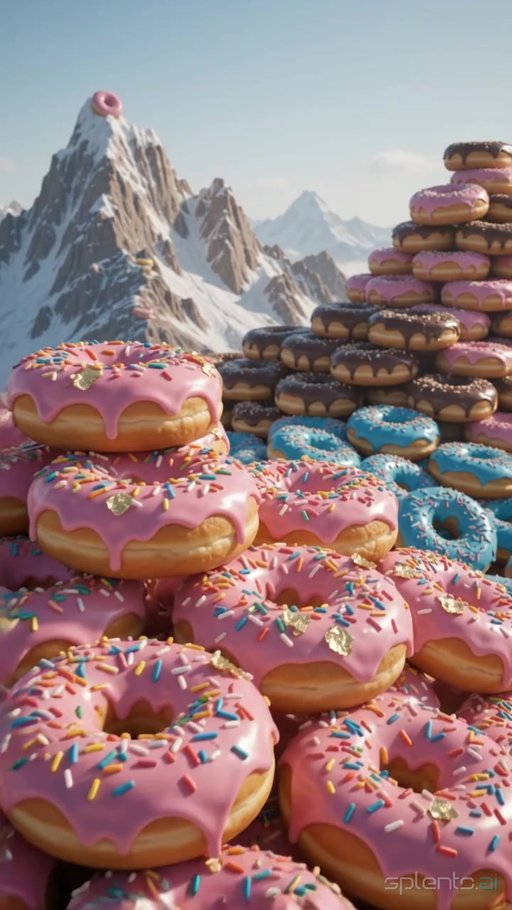 Surreal Donut Mountain