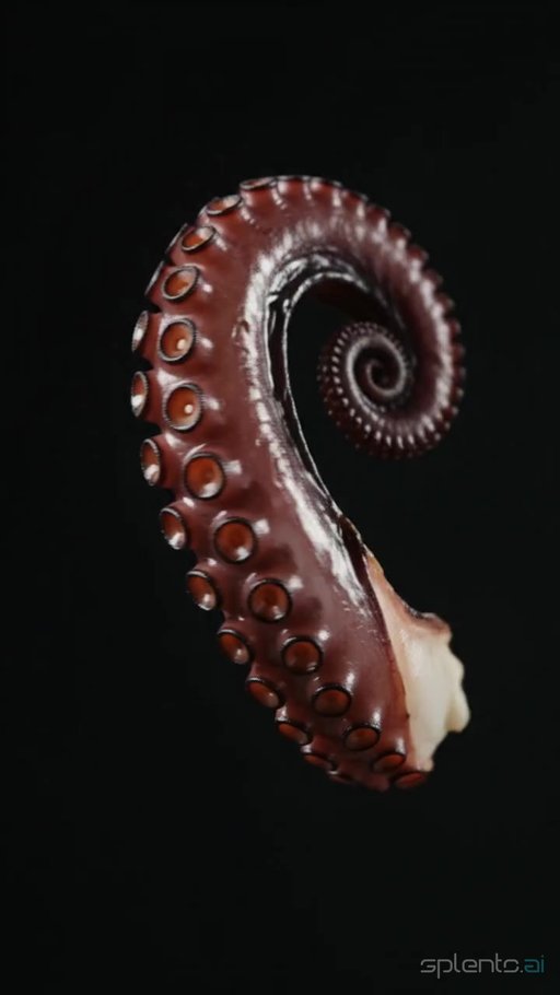 Octopus Tentacle Macro — restaurant video