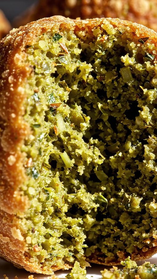 Halved Falafel Bread