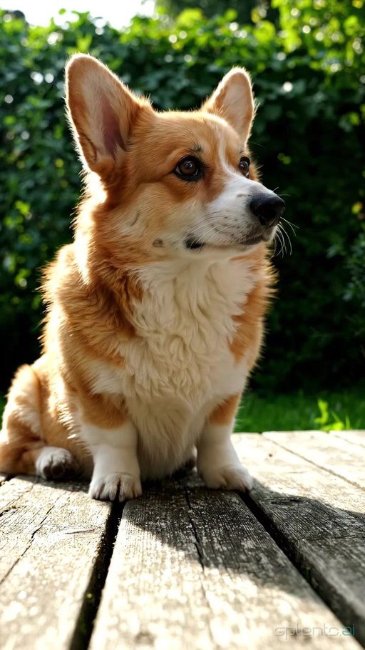 Welsh Corgi Curious About Food