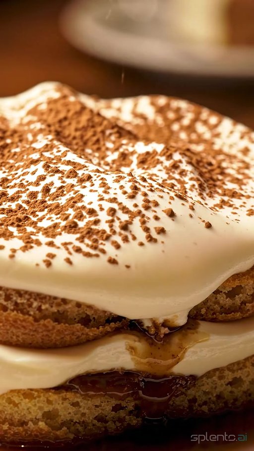 Tiramisu Dessert Close-Up