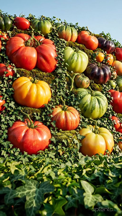 Heirloom Tomatoes Display Push-In