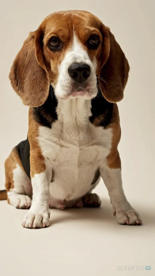 Attentive Beagle Portrait