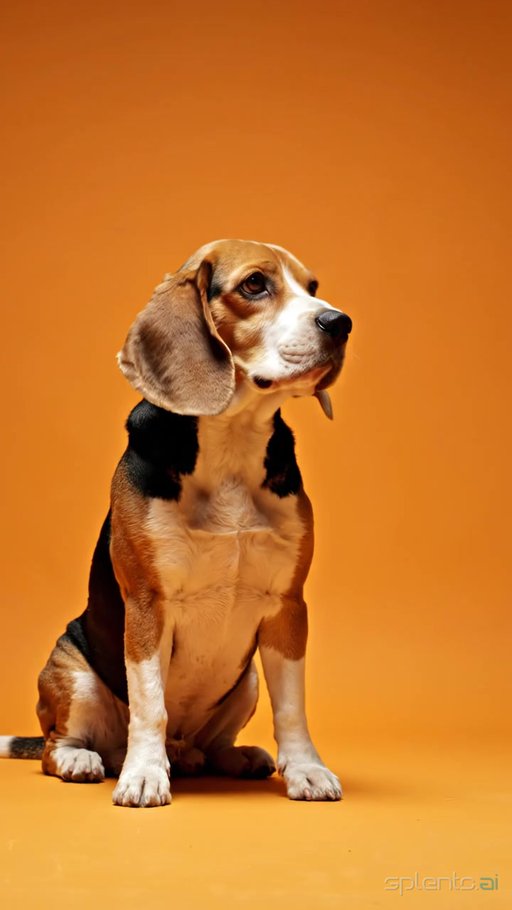 Attentive Beagle Dog Portrait