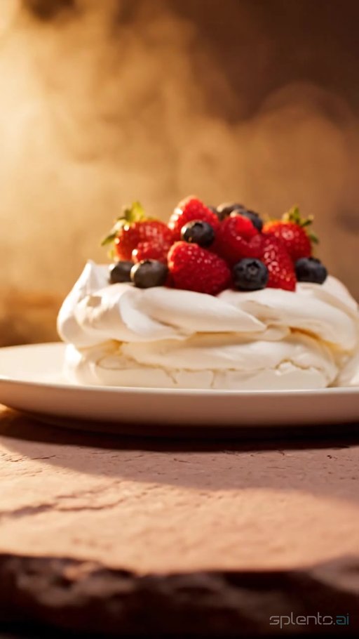 Decorated Pavlova