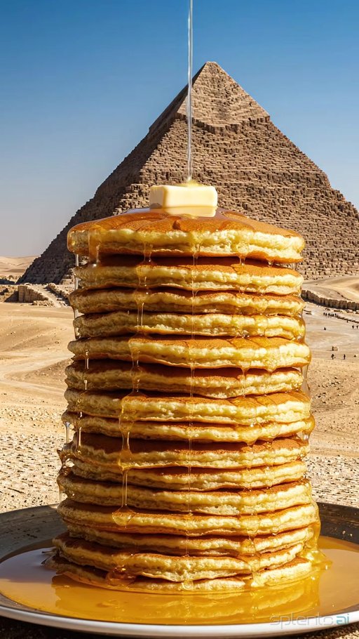 Fluffy Pancakes at Pyramids