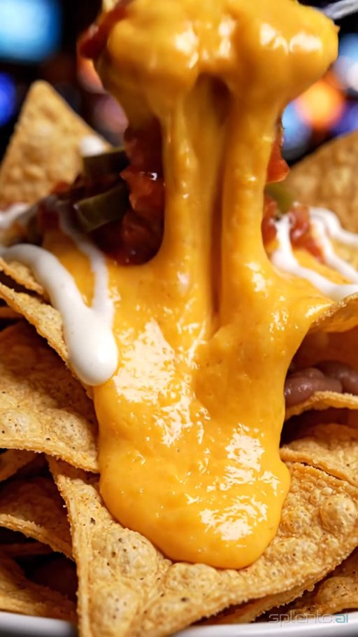 Loaded Nachos Close-up