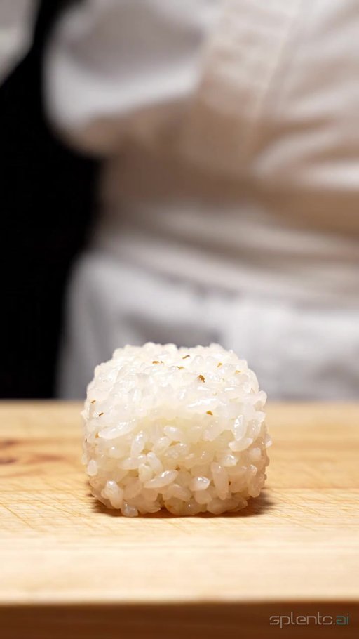 Sushi Chef Preparing Rice Balls