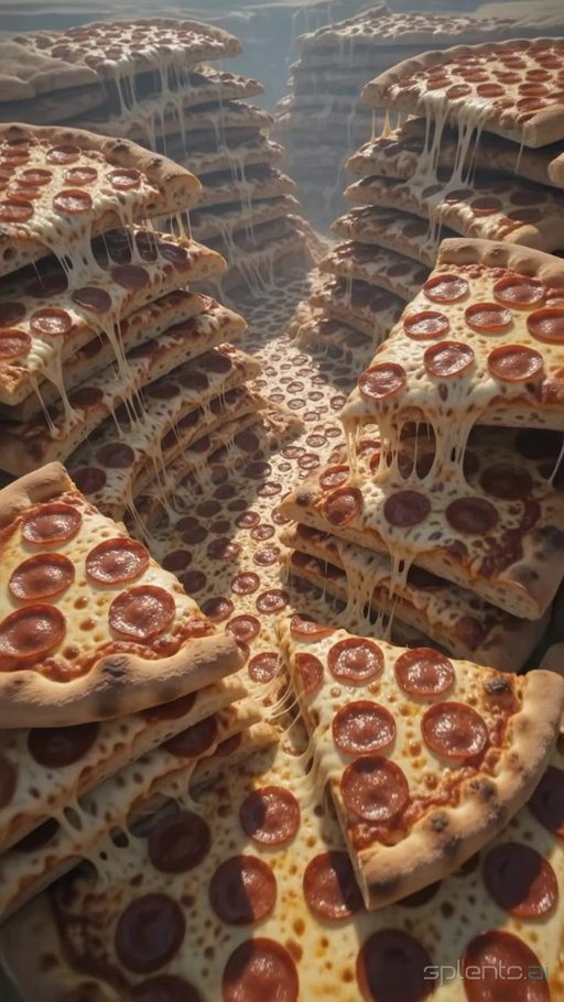 Abstract Pepperoni Pizzas — restaurant video