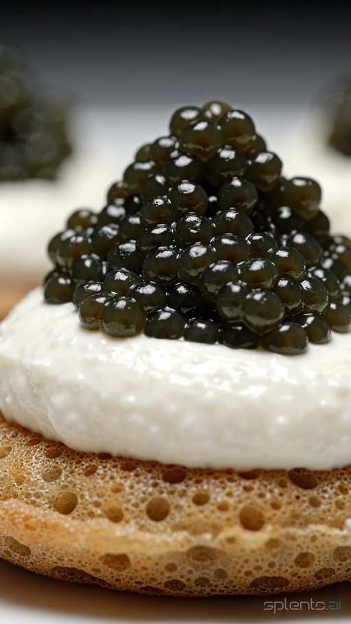 Black Caviar Canape