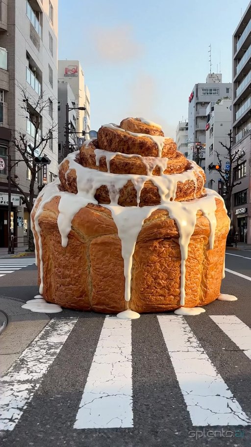 Surreal Urban Cinnamon Roll