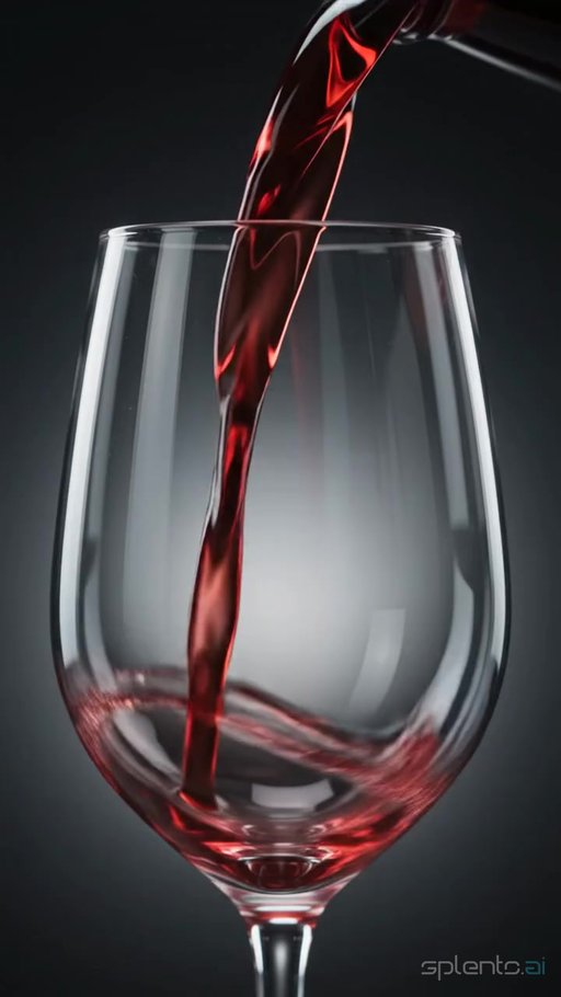 Red Wine Studio Shot