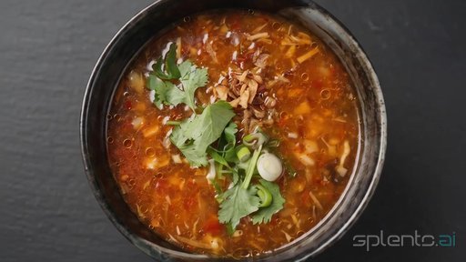 Hot and Sour Soup Close-Up