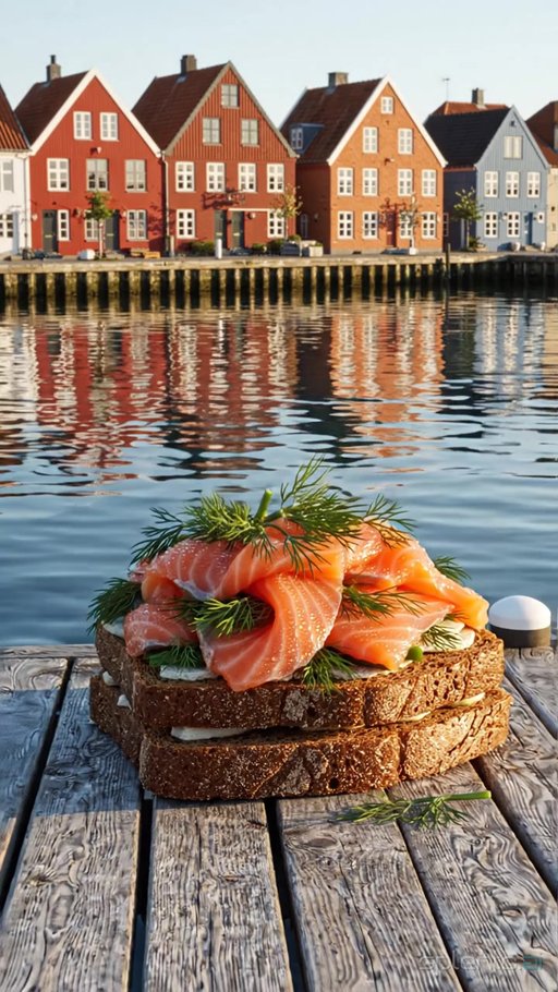 Smoked Salmon on Bread