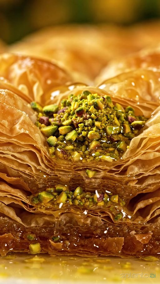 Crispy Baklava with Honey Syrup