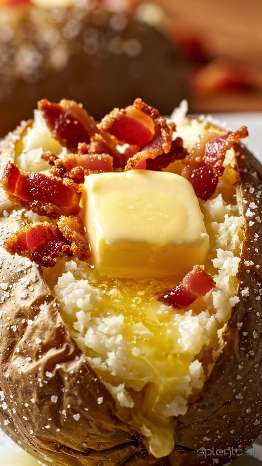 Buttered Potato with Bacon