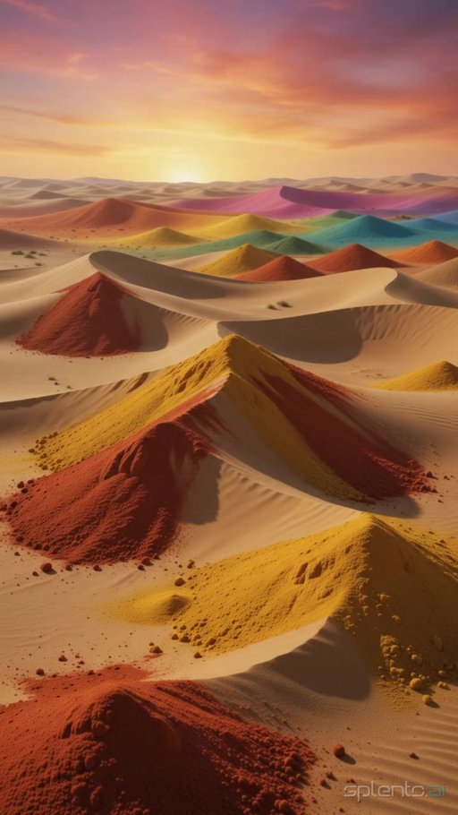 Desert Sunset Landscape