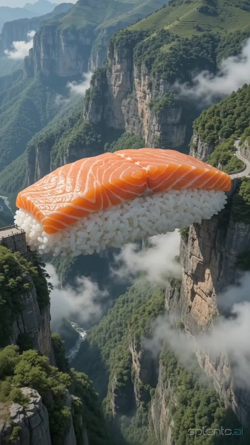 Surreal Salmon Nigiri Sushi — restaurant video