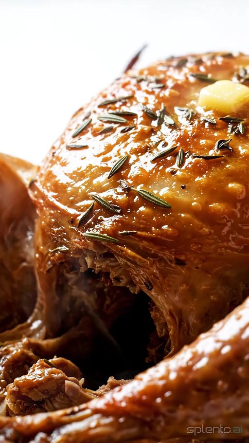 Roasted Turkey Leg with Glaze