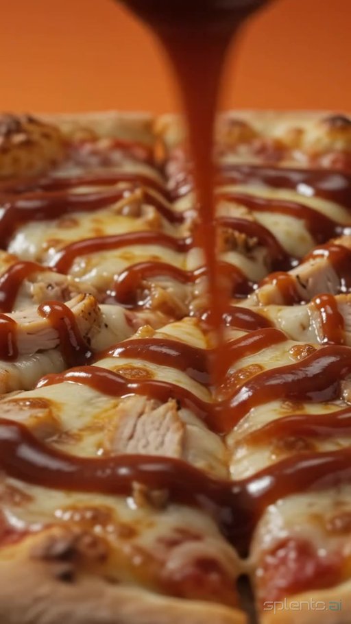 Barbecue Chicken Pizza — restaurant video