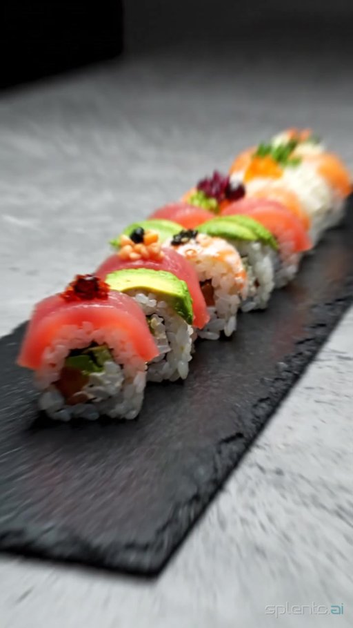 Colorful Sushi Rolls — restaurant video