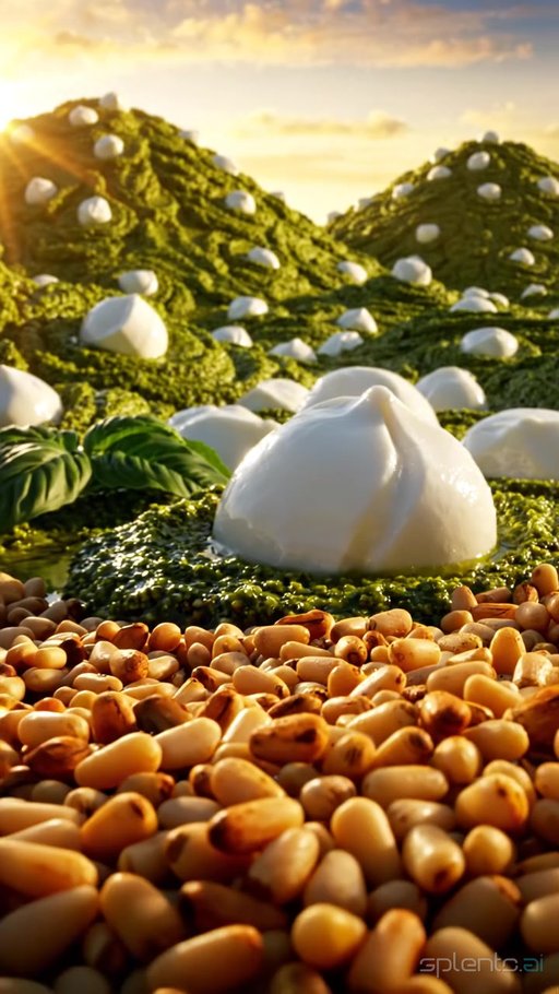 Fantasy Green Pesto Hills